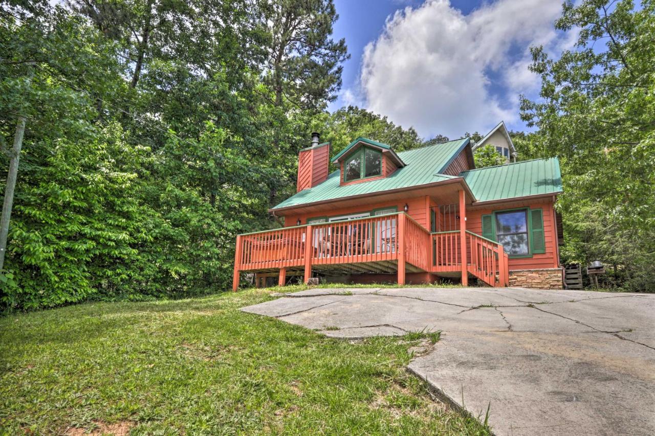 Gatlinburg Chalet Hot Tub, Sauna And Mountain View Buitenkant foto