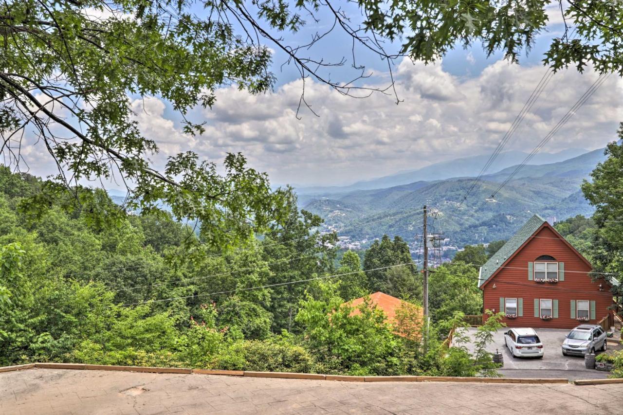 Gatlinburg Chalet Hot Tub, Sauna And Mountain View Buitenkant foto